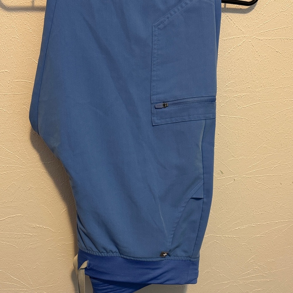 Figs Light Blue Technical Jogger Pants XL Petite